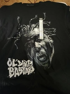 T-shirt Spencer's Ol Dirty Bastard nera unisex ODB Wu-Tang Clan maglietta XL - Foto 1 di 7