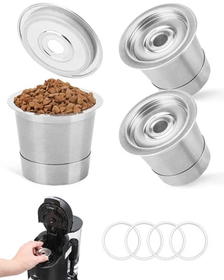 Paquete de 3 tazas y cápsulas de café reutilizables K para cafetera Ninja PB051 y CFP101/... Foto 1 de 4