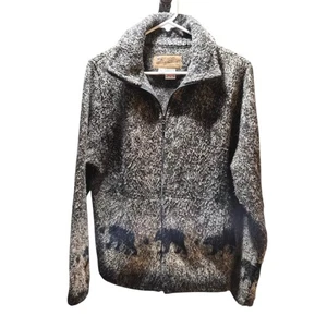 Vintage Bear Ridge Outfitters Damen Medium Bear Full Zip Jacke Wollmischung weich - Bild 1 von 5