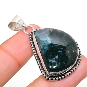 Ciondolo gioiello in argento sterling 925 fatto a mano con pietra preziosa... - Foto 1 di 5
