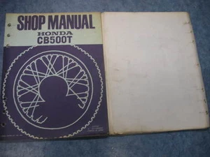 HONDA SHOP MANUAL CB500T 1974 74 CB 500 T - Picture 1 of 4