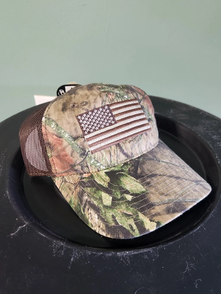 Gorra de pelota camuflada bandera americana - talla única - nueva con etiquetas Foto 1 de 1
