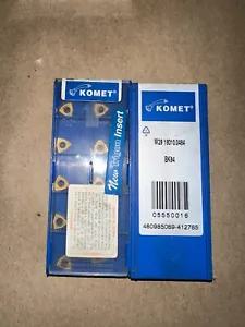 KOMET CARBIDE INSERTS QUANTITY 10 W29 18010.0484 BK62 - Picture 1 of 1