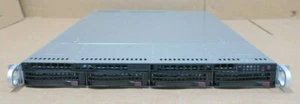 Supermicro CSE-819U X10DRU-i+ 2x E5-2690V3 32GB Ram 4x 3.5" SAS Bay 1U Server - Picture 1 of 3
