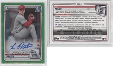 2020 Bowman Draft Chrome Picks Green Refractor /99 Levi Prater #CDA-LP Auto