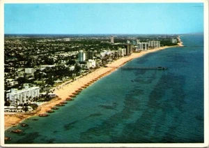 Cartolina Deerfield Beach Florida FL veduta aerea 6x4 - Foto 1 di 2