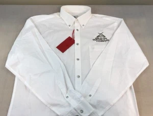 Southern Proper Button Front Shirt White Medium (M) BSA Atlanta Sporting Clays - Picture 1 of 8