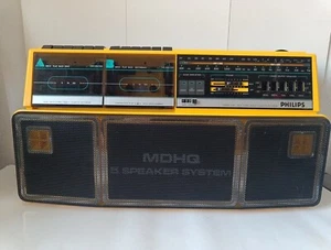 Philips D8304 Moving Sound Boombox Radio Cassette Recorder Ghettoblaster [G] - Bild 1 von 6