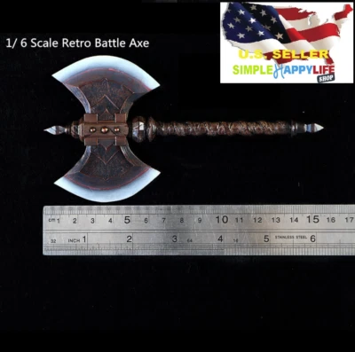 1/6 Vikings battle axe roman empire soldier weapon for hot toys Phicen ❶USA❶ - Image 1 of 4