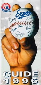 1996 Montreal Expos Baseball Media Guide - Picture 1 of 1