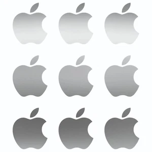 Piccolo logo Apple decalcomanie vinile telefono laptop piccoli adesivi set di 12 - Foto 1 di 8