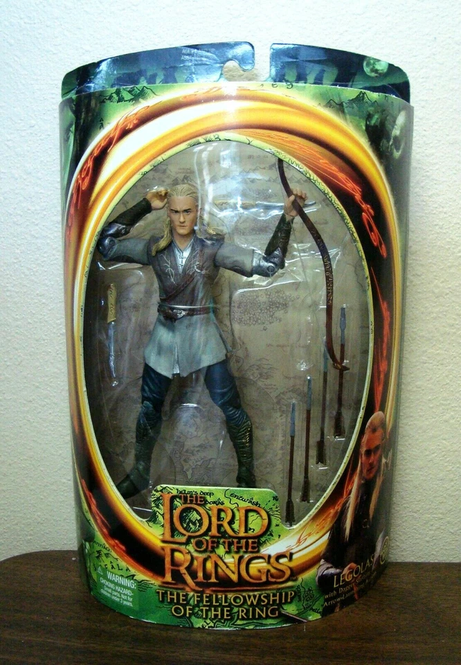 Señor de los Anillos LOTR Comunidad Legolas Versión Original Flechas de Plástico 6" Sin usar, en caja Foto 1 de 1