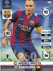 ANDRES INIESTA KEY PLAYER PANINI ADRENALYN UCL 2013-14 MINT FC BARCELONA
