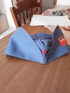 Bustina Militare Jugoslavia Di Tito Anni 1950-1970 Vintage Colore Blue - Foto 1 di 3