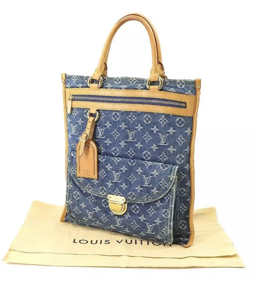 Louis Vuitton デニムハンドバッグ 楽天市場】【バッグ】LOUIS VUITTON ルイ ヴィトン モノグラムデニム