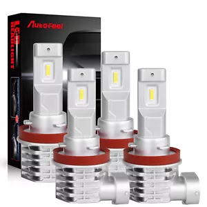 4X LED Headlight Kit H11 H8 H9 6500K Fog Light Bulbs Bright High or Low Beam - Picture 1 of 7
