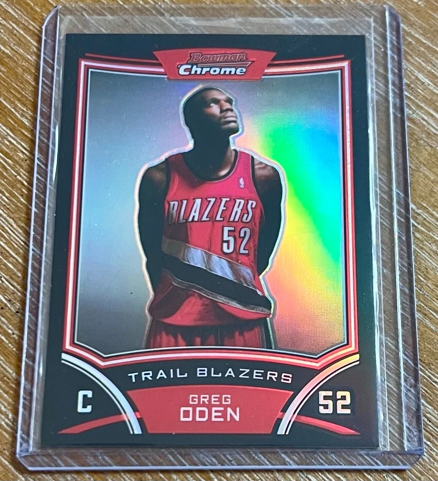 Greg Oden 08-09 Bowman cromo refractor paralelo radiocontrol novato #191/499! Foto 1 de 1