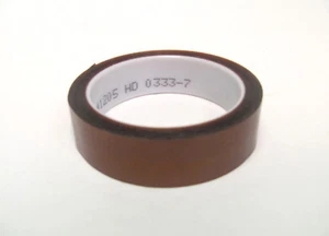 3M 1205 1" x 36 yd Polyimide Film Electrical Tape - Amber  - Picture 1 of 2