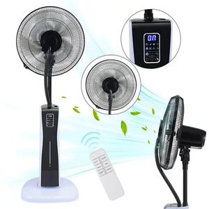 Standventilator 4 Modi LED mit Ultraschall Sprühnebel Ventilator Leise 3 Stufen - Bild 1 von 10