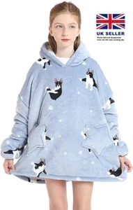 Ruiuzioong Niños Manta Grande Sudadera con Capucha, Sudadera con Capucha Súper Suave Edad 7-14 - Imagen 1 de 6