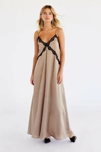 New Free People Party Fame & Partners Aballa Dress, Brown, UK 4, RRP $360 - Bild 1 von 2