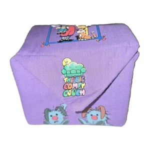 The Big Comfy Couch Molly-in-the-Box 1997 Plush Purple Cube Toy Used Canadian - Picture 1 of 9