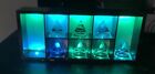 Glass Pyramid Baseball Football Sports Stadiums & LED Light Display Case Promo