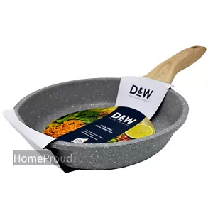 Sartén antiadherente premium D&W sartén de 8 pulgadas decano y utensilios de cocina blancos - Imagen 1 de 6