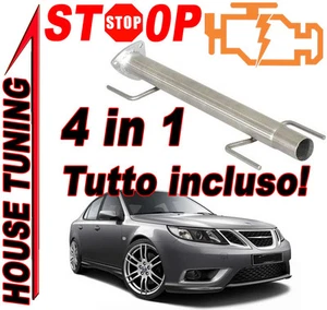 Tubo Rimozione FAP DPF Downpipe + EGR + Chip Saab 9-3 93 TiD 1.9 120 150 CV T1 - Picture 1 of 1