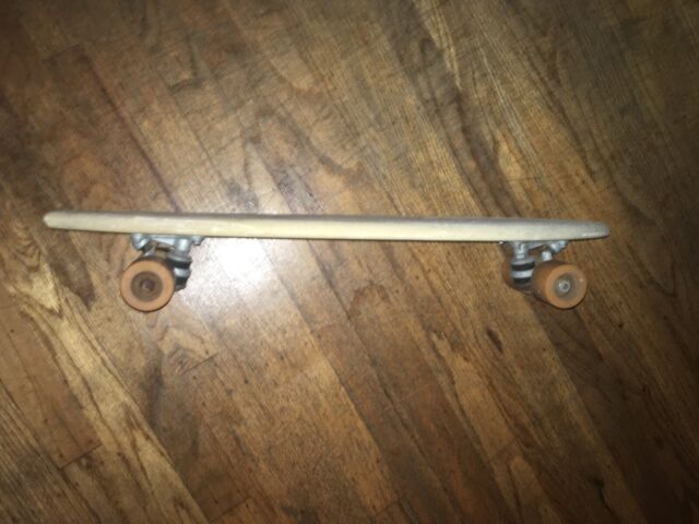 Early skateboard Super Surfer formica & wood vintage wheels