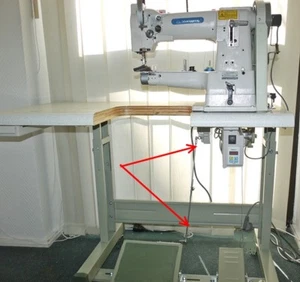 Stange zwischen Pedal und Motor für Nähmaschine - Bild 1 von 4