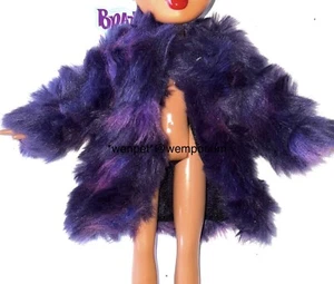 Bratz Yasmin Welcome To Fabulous Vegas Cappotto Viola Vestiti per Bambole - Foto 1 di 4