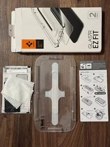 1 - Spigen GLAS tR EZ FIT Glass Screen Protector - iPhone 12 & 12 Pro - Zdjęcie 1 z 5