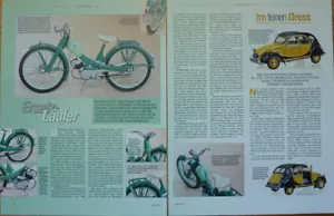 MOTORRAD, MOPED NSU QUICKLY in 1-10 von SCHUCO......ein Modellbericht #1301m - Imagen 1 de 1