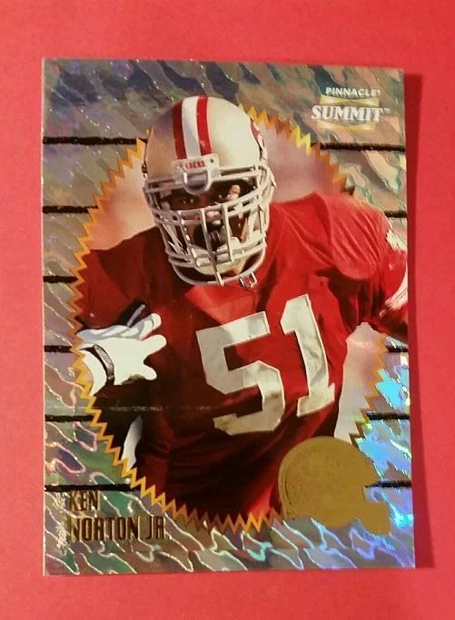 KEN NORTON JR (SP) GROUND ZERO VARIATION #31 SF 49ers * 1996 PINNACLE SUMMIT NFL - Image 1 of 1