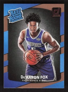 De'Aaron Fox 2017-18 Donruss #196 novato Sacramento Kings - Imagen 1 de 2