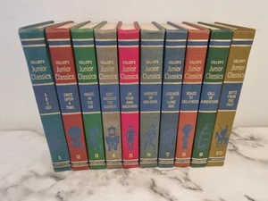 Collier's Junior Classics Books, Complete Set, 1 - 10 Set 1962 Crowell Collier - Picture 1 of 8