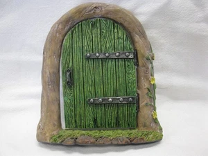 Miniature Garden Green Colorful Doorway 6" x 5" - Picture 1 of 7