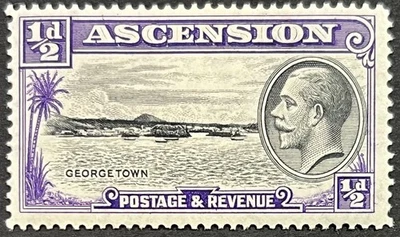 Ascension, King George V & Georgetown Scott 23, Mint Light Hinged, F-VF - Image 1 of 2