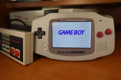 "DMG" Style IPS Modded GameBoy Advance Glass screen Hispeedido V2 Read Desc - Image 1 of 4