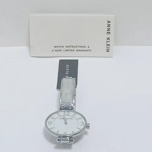 Reloj pulsera Anne Klein para mujer esfera mop incrustaciones correa AK2211 NUEVO CON ETIQUETAS - Imagen 1 de 21