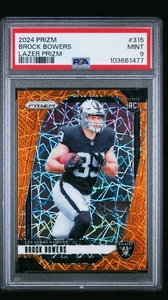 Psa 9 Mint 2024 Prizm Disco Prizm Brock Bowers RC #315 PSA 9 14A - Picture 1 of 2