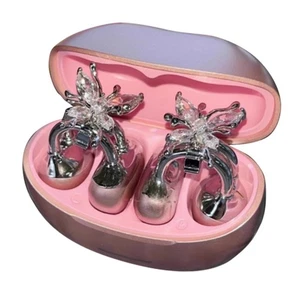 Geflügelter Kopfhörerhalter Strass besetzt Design tragbare Verzierung - Bild 1 von 8