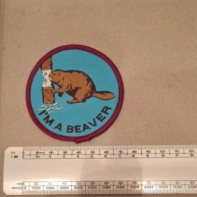 I'm A Beaver Badge/Patch - Image 1 of 2
