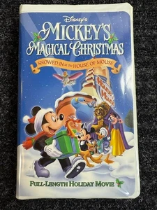 Mickeys Magical Christmas: Snowed In at the House of Mouse (VHS, 2001) clamshell - Foto 1 di 5