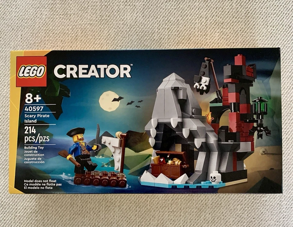 LEGO 40597 страшный пиратский остров GWP промо набор 214 штук новый запечатанный Бесплатная доставка - Изображение 1 из 4