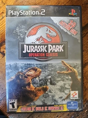 Jurassic Park Operation Genesis PlayStation 2 Ps2 Game Tested NO MANUAL - Image 1 of 4