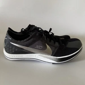 Nike Mens 12.5 ZoomX Dragonfly XC Cross-Country Spikes Black/Silver DX7992-001 - Picture 1 of 9