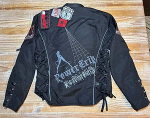 Power Trip Jacke She Devil Spider Web Armour Jacket Schwarz Damen S - Bild 1 von 17
