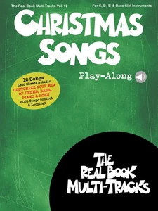 Christmas Songs Play-Along Real Book Multi-Tracks Volume 10 C Bb Eb & Bass Clef - Picture 1 of 1